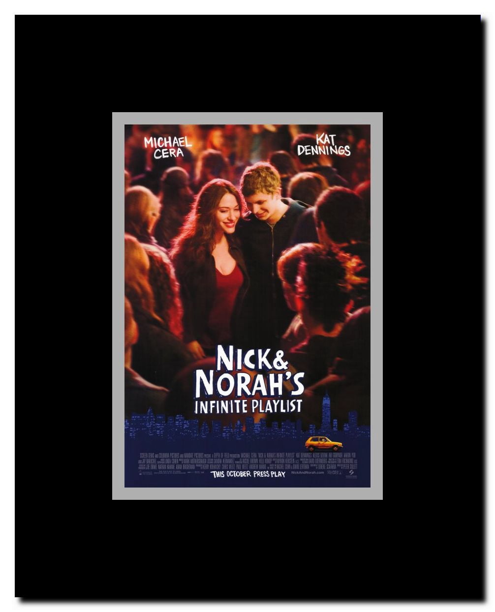 Nick and Norah's Infinite Playlist Framed Movie Poster