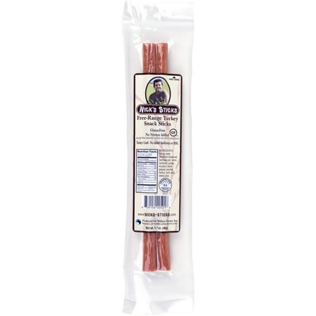 Nick's Sticks Free-Range Turkey Snack Sticks 1.7oz Package