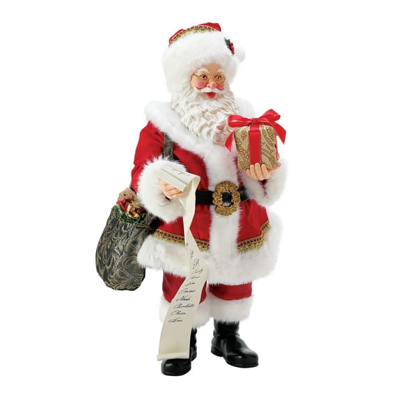 Department 56 Possible Dreams Nick Santa Claus Multicolor Christmas Figurine 18.5in H