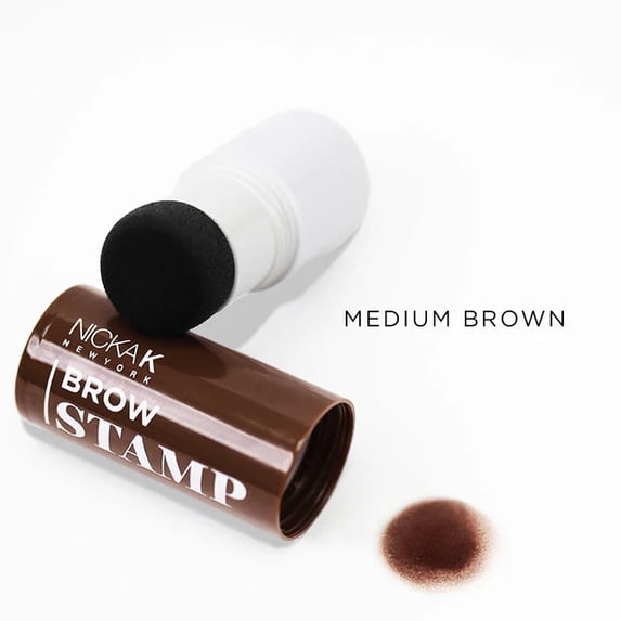 Nicka K Brow Stamp | Smudge-Proof Eyebrow Filler for Perfect Brows – Choose Color