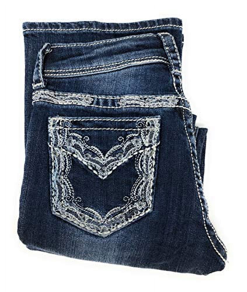 Nickanny's Little Girls Bootcut Fashion Jeans w/Embellished Bling