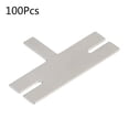 thumbnail image 1 of Nickel 100 Piece for T Shaped Nickel Sheets Plates Battery Nickel Plated Steel Belt Welding, 1 of 8