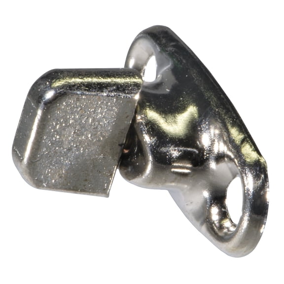 Nickel 2-Screw Hole Single Stud Turn Buttons (2 pcs.)