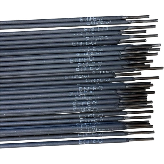 Nickel 55 ENiFe-CI Cast Iron Welding Electrode Repair & Maintenance Rods 3/32" 5-Piece Bundle