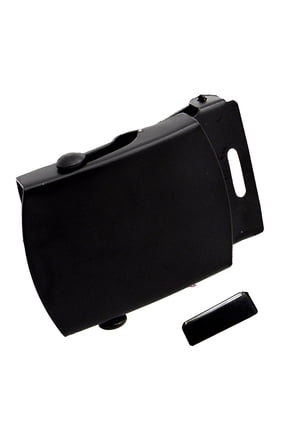 Nickel Free Black Slider Military Buckle 1.25 Width