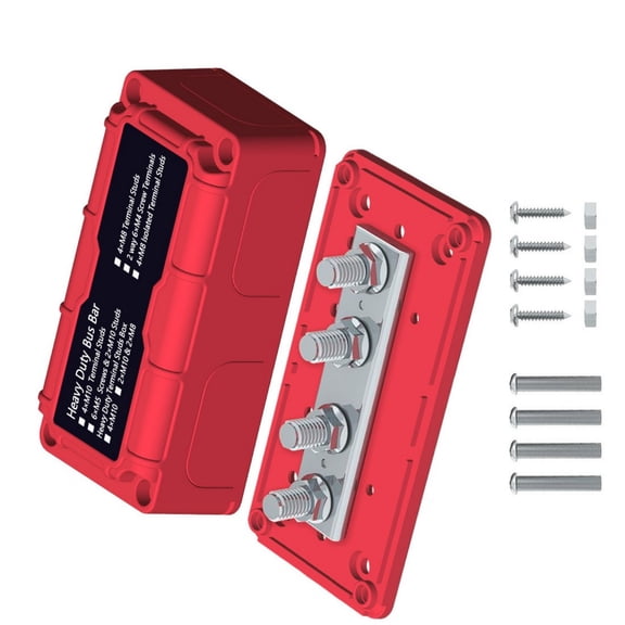 Nickel Plated Brass Conductor Junction Box 100A with 8 Mm Studs for Mobile Wiring and Mounted Setup