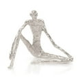 thumbnail image 1 of Nickel Sitting Sculpture - Abstract Design - 10"H X 12.5"W X 8.5"D - Home Decor - John-Richard, 1 of 7