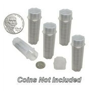 Nickel Square Coin Tubes by Guardhouse, 21mm, 5 pack