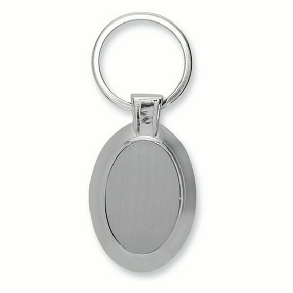 Nickel-plated Polished and Satin Key Ring GP2865