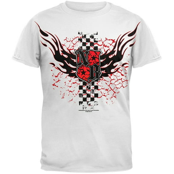 Nickelback Men's Racing Crest 09 Tour Short Sleeve T Shirt