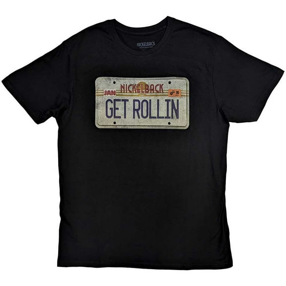 Nickelback Unisex T-Shirt: License Plate