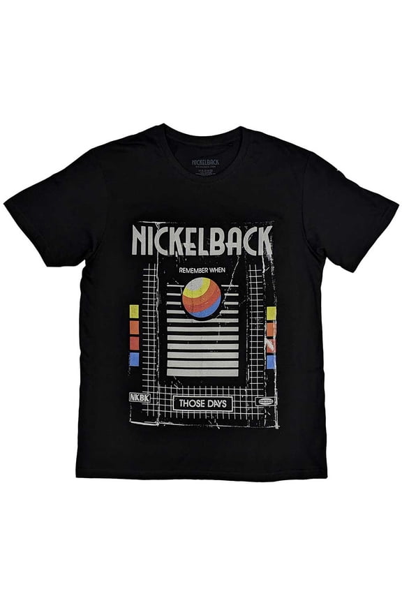 Nickelback Unisex T-Shirt: Those Days VHS (XX-Large)