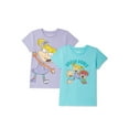 thumbnail image 1 of Nickelodean Girls Short Sleeve Rugrats T-Shirt, 2-Pack, Sizes 4-16, 1 of 4