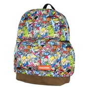 PJAMMY Nickelodeon '90s Cartoon Rugrats Ren and Stimpy School Travel Backpack