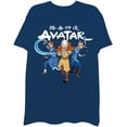 thumbnail image 1 of Nickelodeon Adult Mens Avatar Crew Neck Short Sleeve T-Shirt- Adult Sizes XS-3XL, 1 of 4