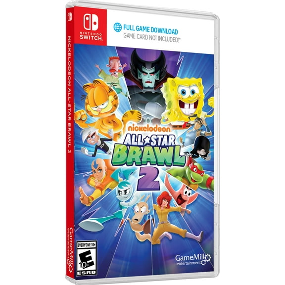 Nickelodeon All Star Brawl 2 Code In Box, Nintendo Switch
