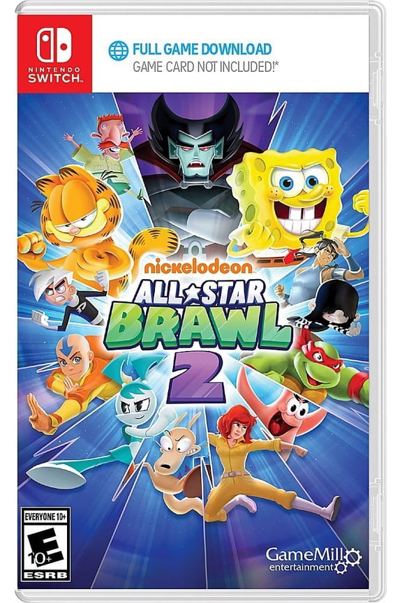 Nickelodeon All Star Brawl 2 Code In Box, Nintendo Switch