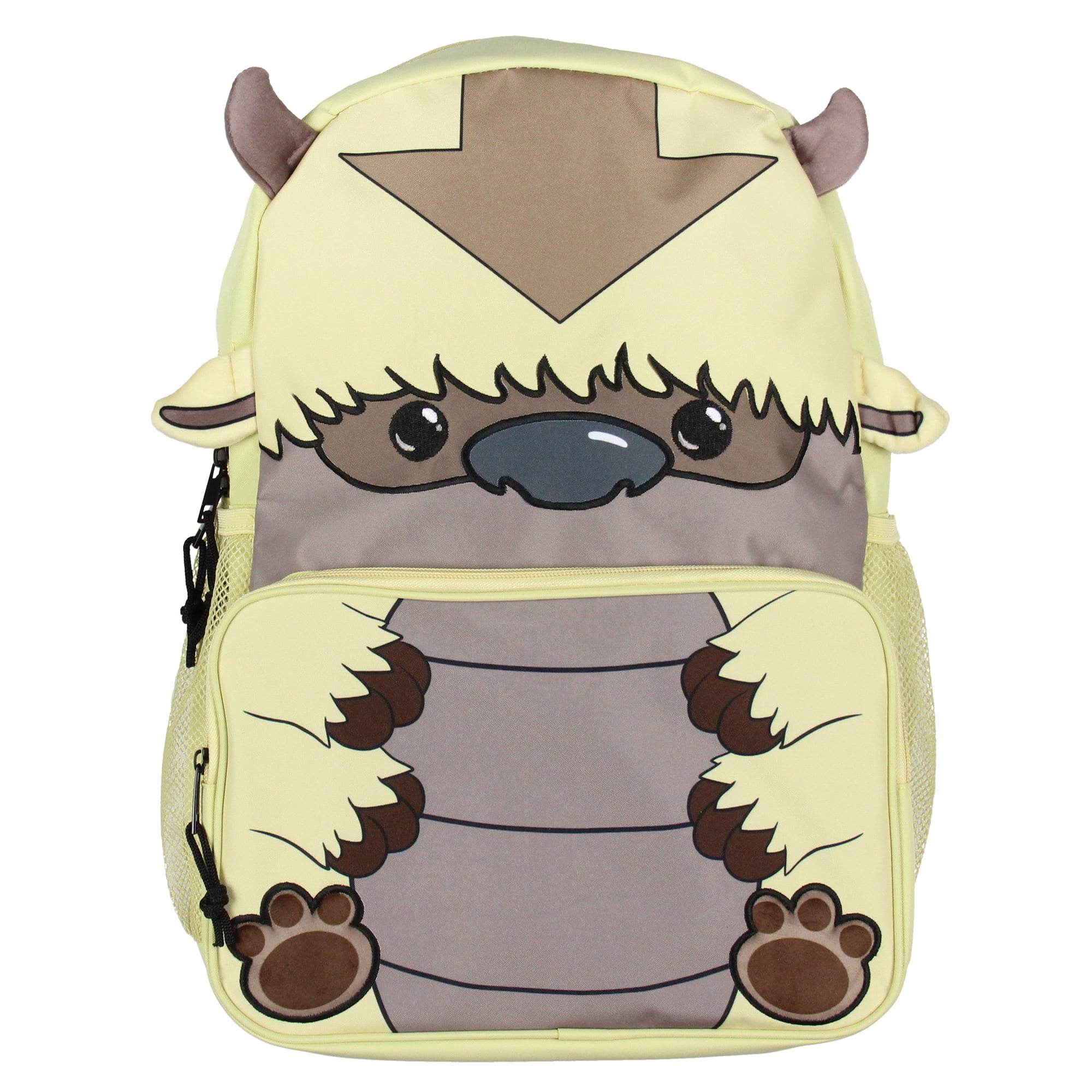 Nickelodeon Avatar The Last Airbender Appa The Sky Bison 17" Backpack Laptop School Travel Book Bag Adjustable Straps