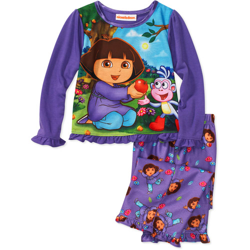 Nickelodeon Baby Girls' Dora and Boots Pajamas