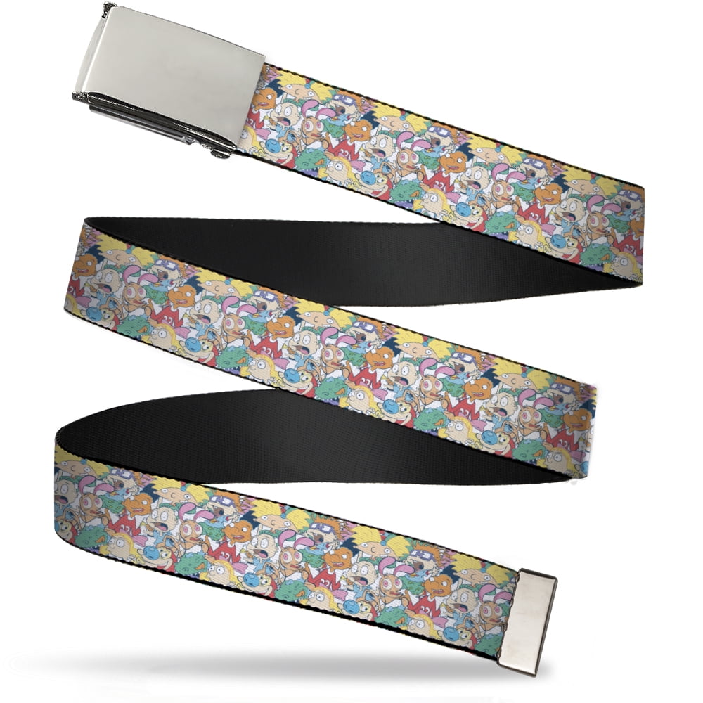 Nickelodeon 90's Rewind Web Belt – 1.25” Wide, Fits Up To 42, With Bottle Opener Buckle - View #6