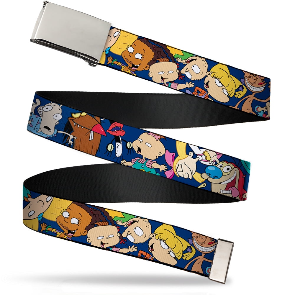 Nickelodeon 90's Rewind Web Belt – 1.25” Wide, Fits Up To 42, With Bottle Opener Buckle - View #7