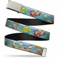 thumbnail image 1 of Adjustable Belt, Clamp Buckle, Cut-to-Fit, Rugrats Beach Play Scene, 1 of 3