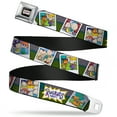 thumbnail image 1 of Nickelodeon Belt, Seatbelt Buckle Belt, Rugrats Character Snapshots, 34 to 52 Inches, 1 of 9