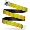 thumbnail image 1 of Nickelodeon Belt, Seatbelt Buckle Belt, SpongeBob Squidward Bold and Brash Painting Orange Green, 30 to 44 Inches, 1 of 9