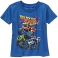 thumbnail image 1 of Nickelodeon Blaze Blazing Speed Toddler Boy Short Sleeve Graphic Tee, 1 of 2