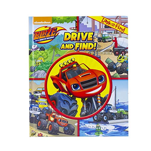 Pre-Owned Nickelodeon - Blaze and the Monster Machine Look and Find Activity Book: Drive and Find! - PI Kids (Hardcover) 1503711641 9781503711648