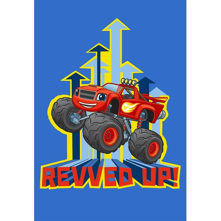 Blaze and the monster machines fleece blanket best sale
