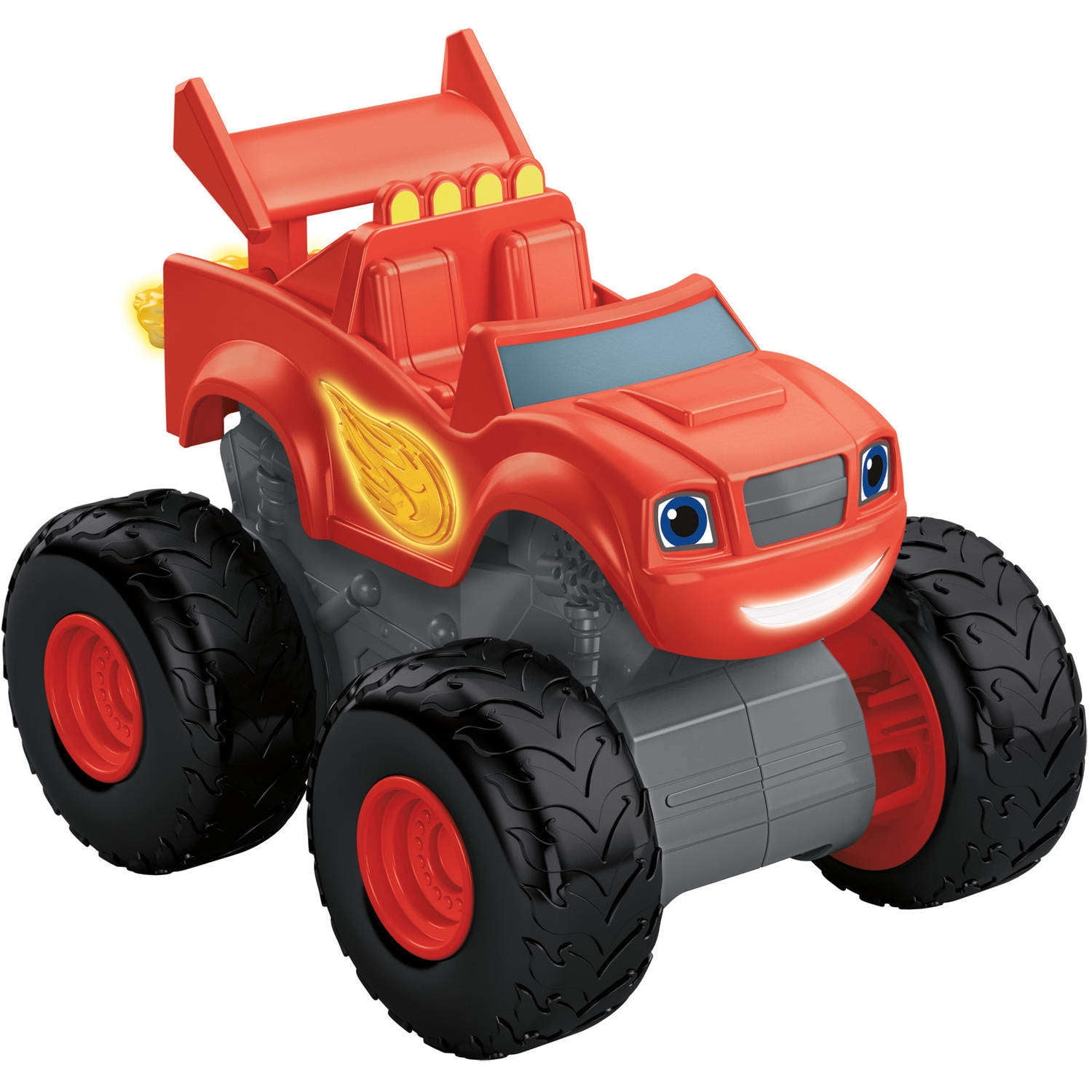Blaze and the Monster Machines Monster Truck Red Plastic 2014 Mattel Viacom