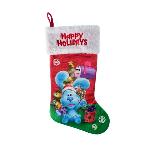 Nickelodeon Blue Clues 20 inch Velour Stocking