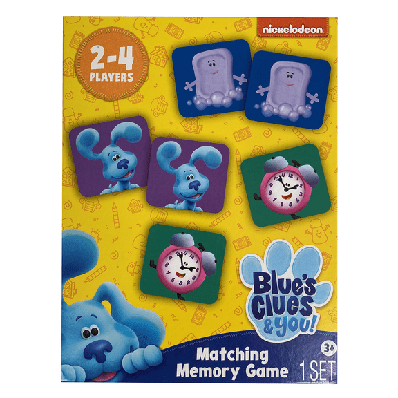 Nickelodeon Blue's Clues & You Character Matching Memory Card Game 72 Pieces