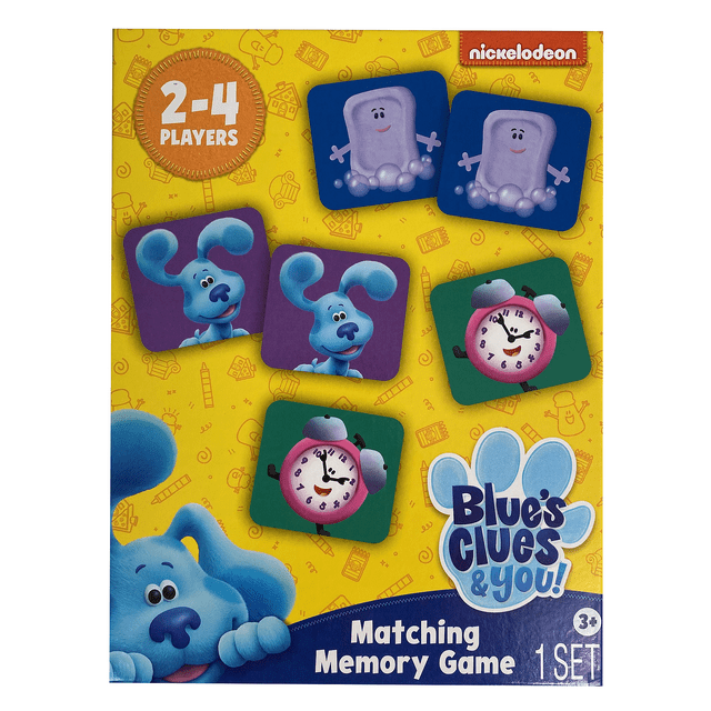 Nickelodeon Blue's Clues & You Character Matching Memory Card Game 72 Pieces