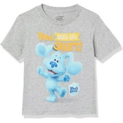 Nickelodeon Blue's Clues & You Toddler Boys Short Sleeve T-Shirt-Blue, Josh & Magenta