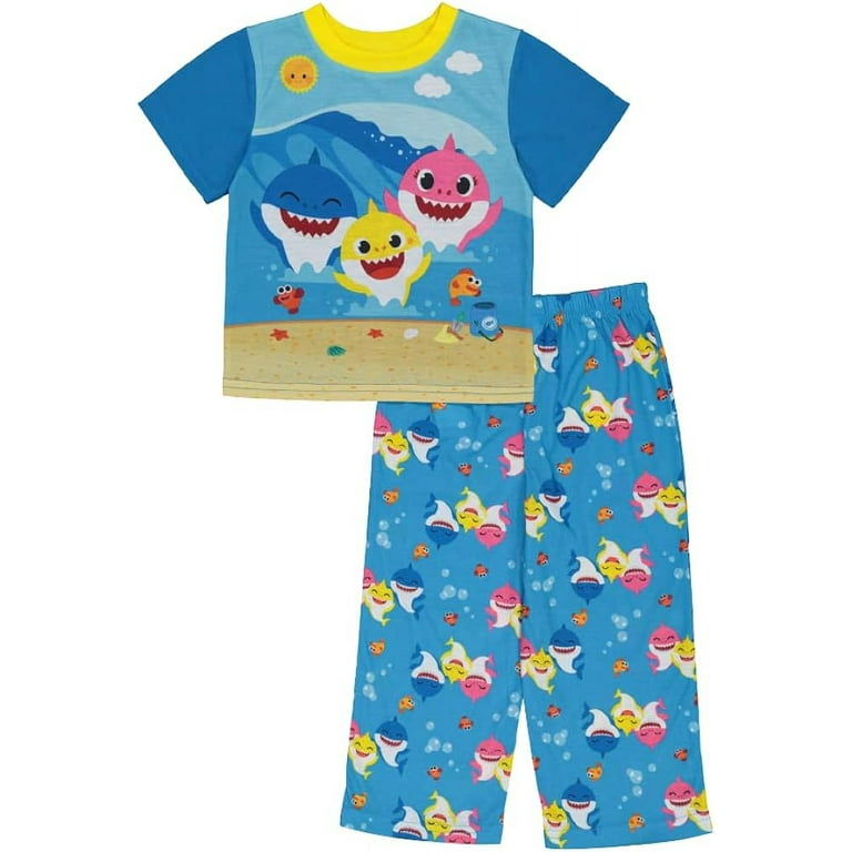 Nickelodeon Boys Paw Patrol Baby Shark 2 Piece Loose fit Pajamas Set Walmart
