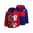 thumbnail image 1 of Nickelodeon Paw Patrol Boys Puffer Jacket Chase & Marshall Reversible Quilted Puffer Coat (2T-7), 1 of 7