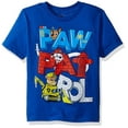 thumbnail image 1 of Nickelodeon Boys' Toddler Paw Patrol Short Sleeve T-Shirt-Chase, Marshall, Rubble, Zuma, Rocky-Nick Jr, Royal Blue, 3T, 1 of 1