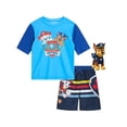 thumbnail image 1 of Nickelodeon Boys Swim Set - Paw Patrol Teenage Mutant Ninja Turtle UPF50+ Rash Guard & Swim Trunks 2 Piece, 1 of 7