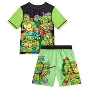 Nickelodeon Boys Swim Set - Paw Patrol Teenage Mutant Ninja Turtle UPF50+ Rash Guard & Swim Trunks 2 Piece