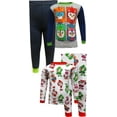 thumbnail image 1 of Nickelodeon Boys' Team Top Wing Gang Cotton 4 Piece Toddler Pajamas (3T), 1 of 1