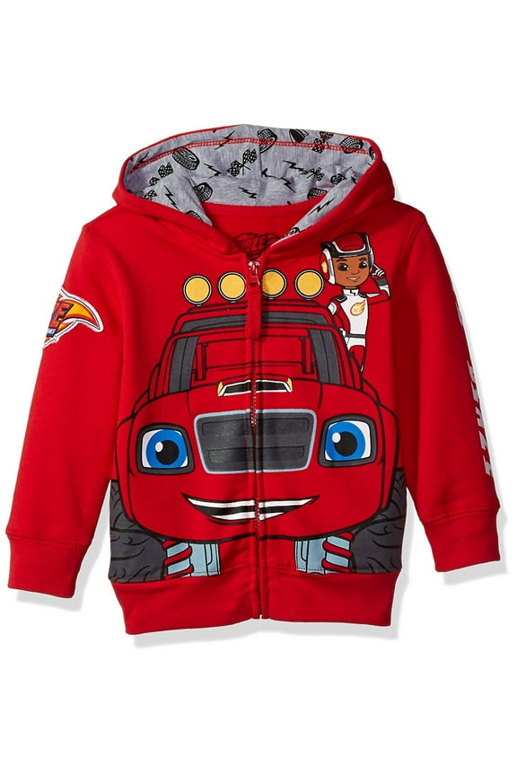 Boys' Toddler Monster Machines Lets Blaze Hoodie