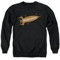 thumbnail image 1 of Nickelodeon Brand Nick Retro Rocket Logo Unisex Adult Crewneck Sweatshirt (Medium) Black, 1 of 1