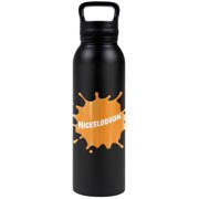 Nickelodeon Brand Official Nick Green Slime 24 oz Insulated Canteen Water Bottle, Leak Resistant, Vacuum Insulated Stainless Steel with Loop Cap