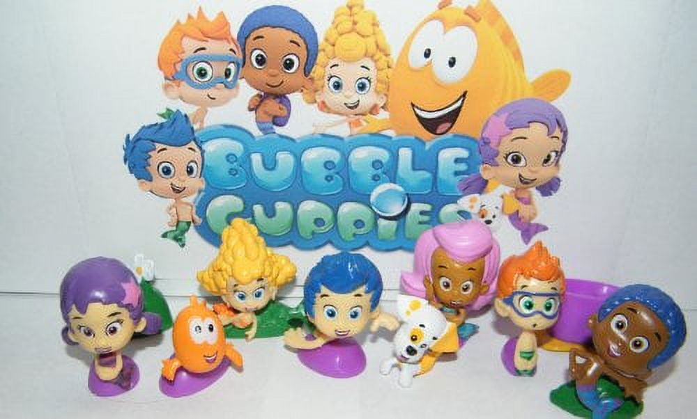 New Nickelodeon Bubble Guppies Kids Fork and Spoon Set Cartoonist Blue