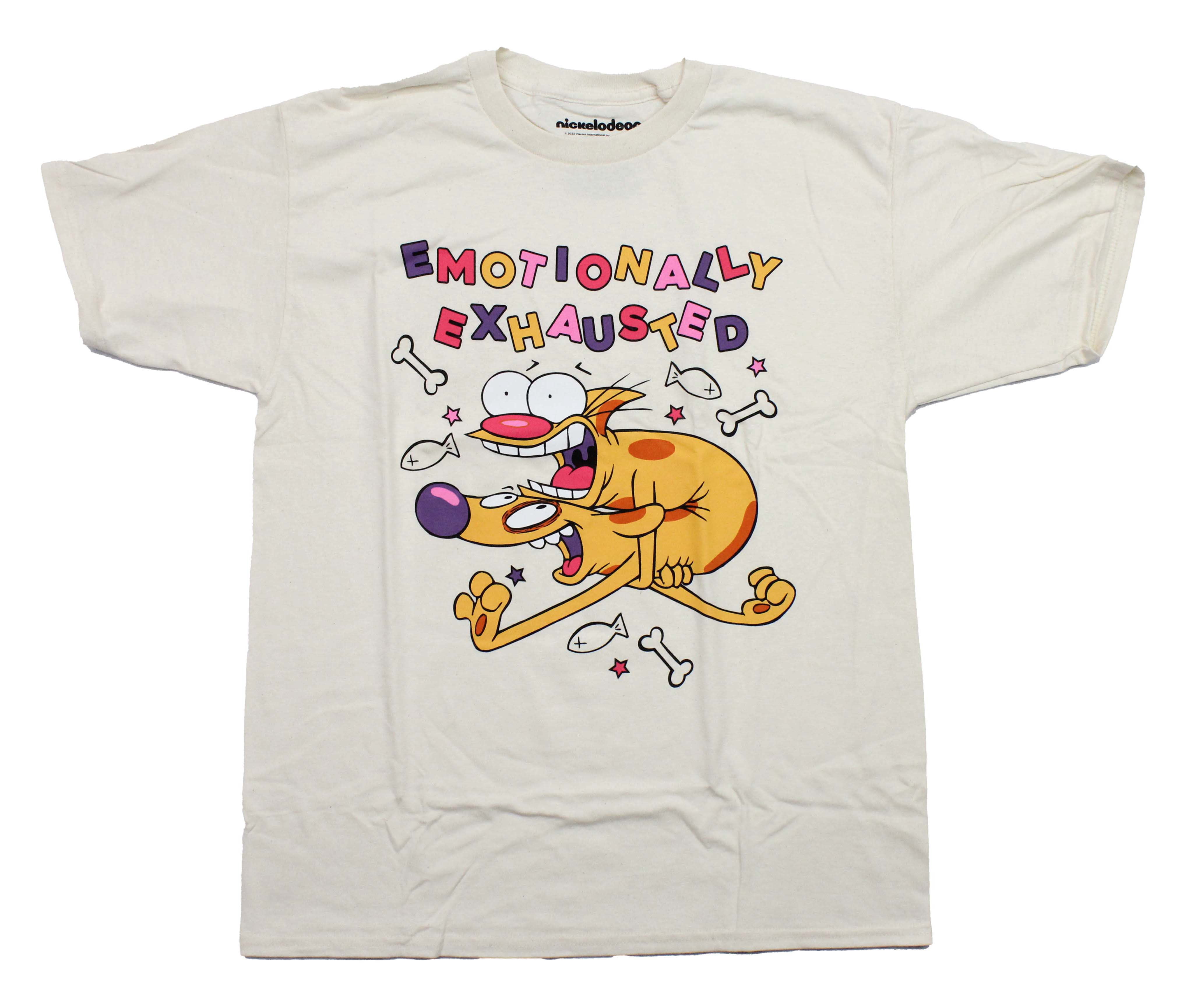 Nickelodeon CatDog Men's T-Shirt - Short Sleeve Graphic Tee, Officially Licensed, Printed In USA - View #2
