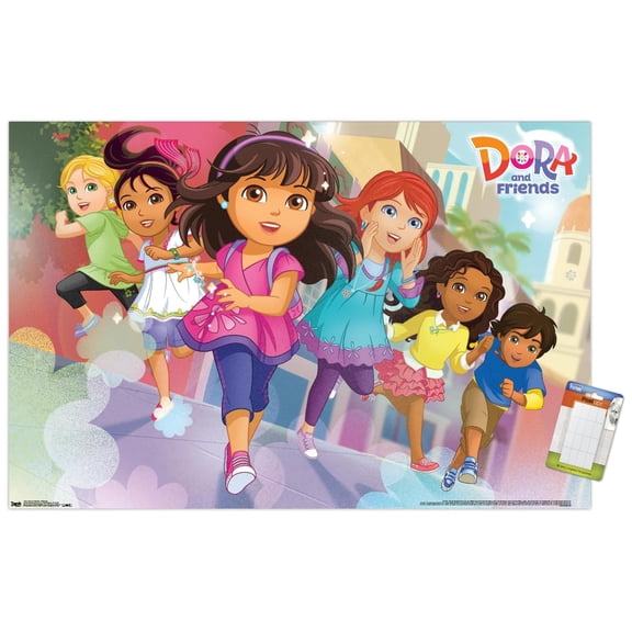 Nickelodeon Dora The Explorer - Running Wall Poster, 22.375" x 34"
