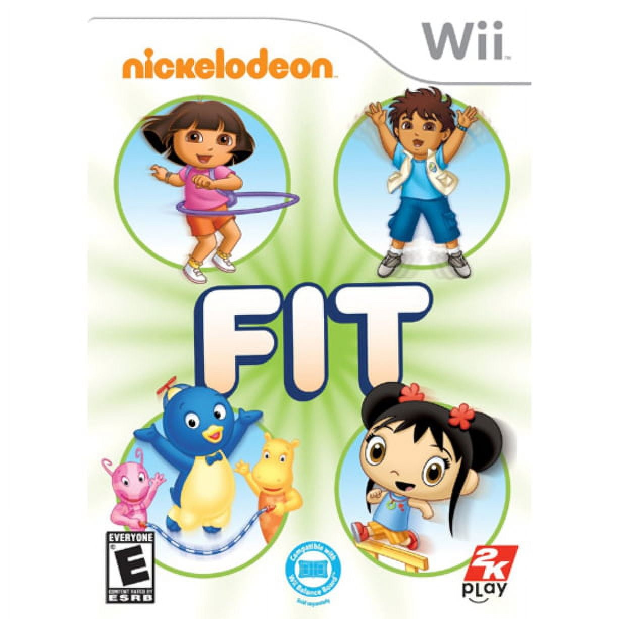 Nickelodeon Fit - Fun Educational Kids Game for Nintendo Wii