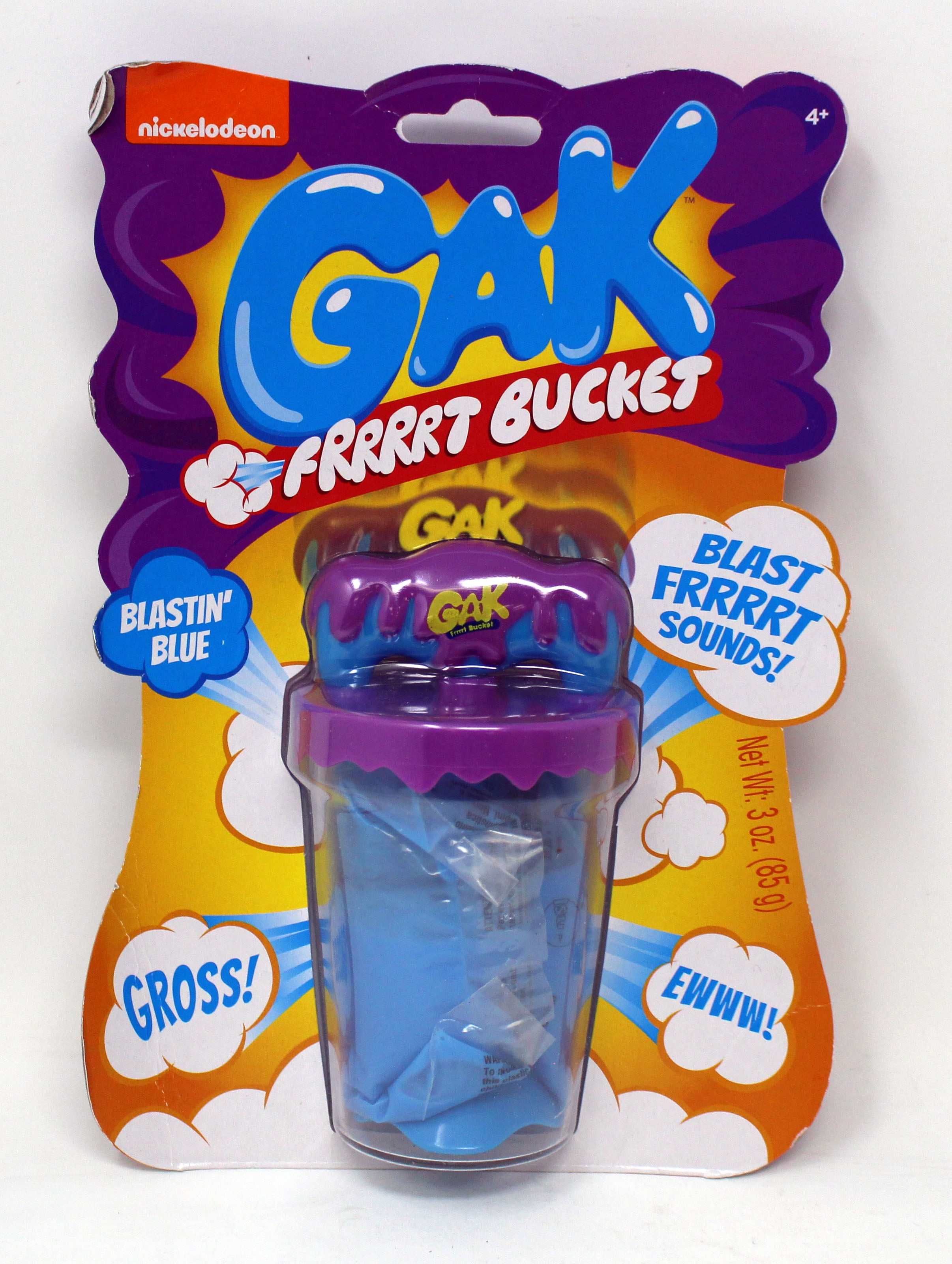 Nickelodeon Gak Frrrrt Bucket, Blastin Blue - Fun Kid's Toy for ...